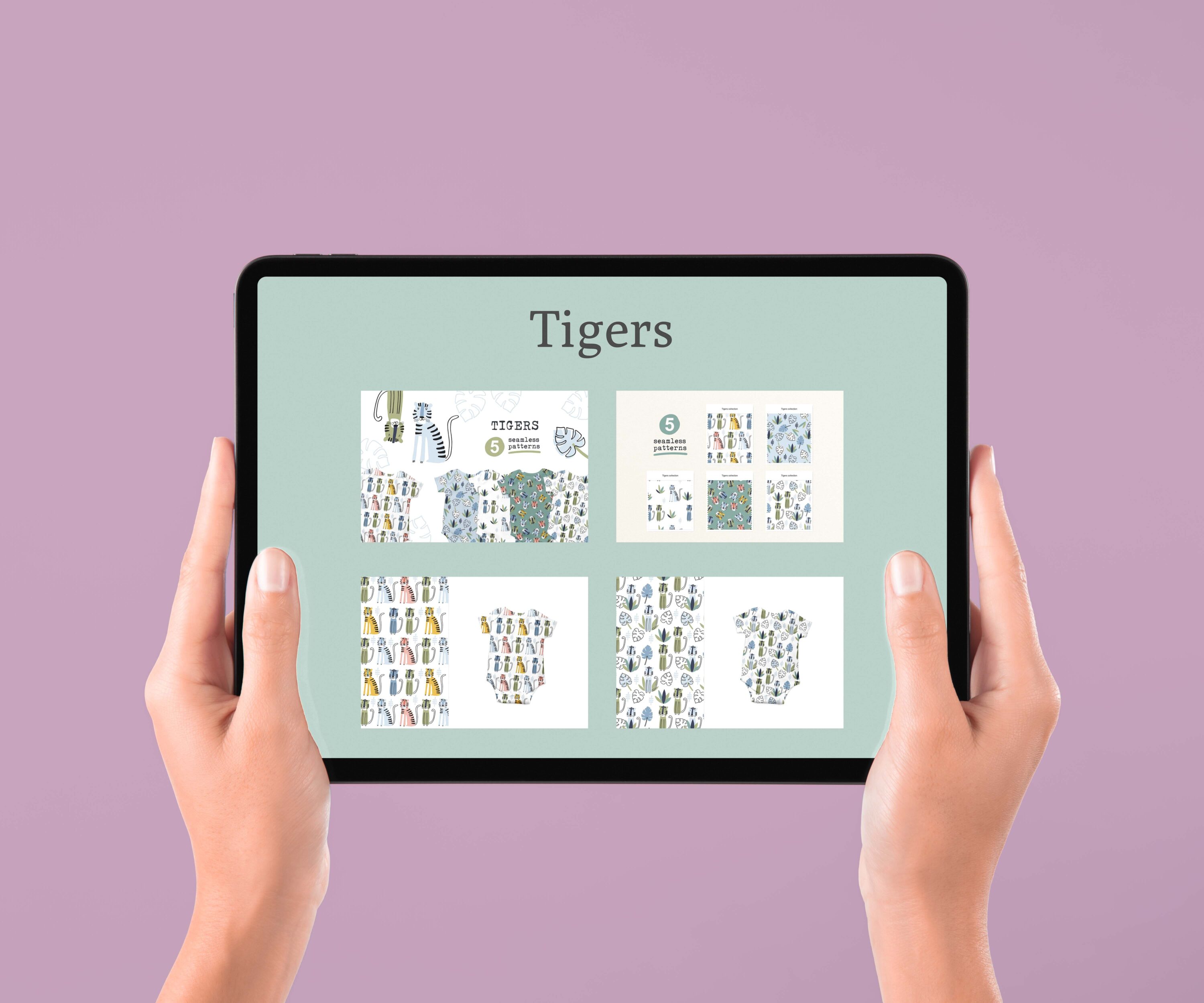 Tigers - tablet.