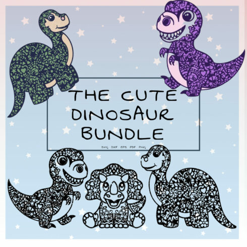 The cute dinosaur bundle.