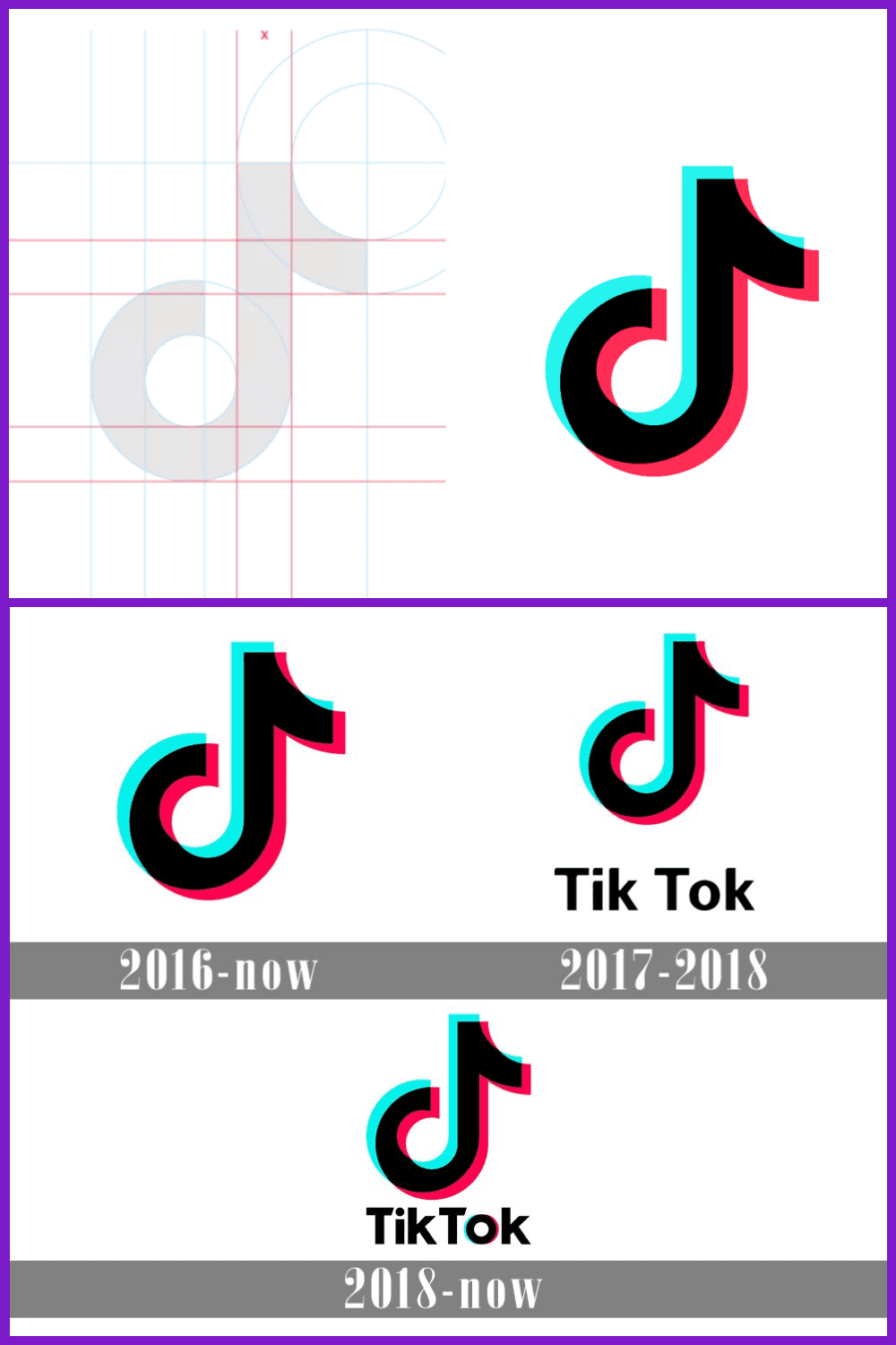 TikTok Logo Design – History, Meaning, and Evolution - Pinterest.