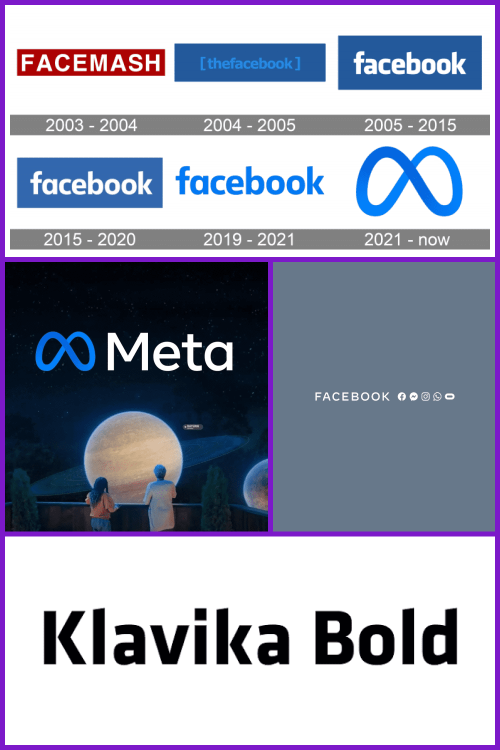 Facebook Logo History, Meaning and Evolution - Pinterest.