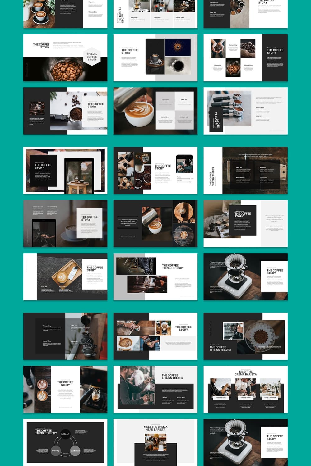 This Presentation Template contains Modern, Elegant, creative, Professional and unique layouts.