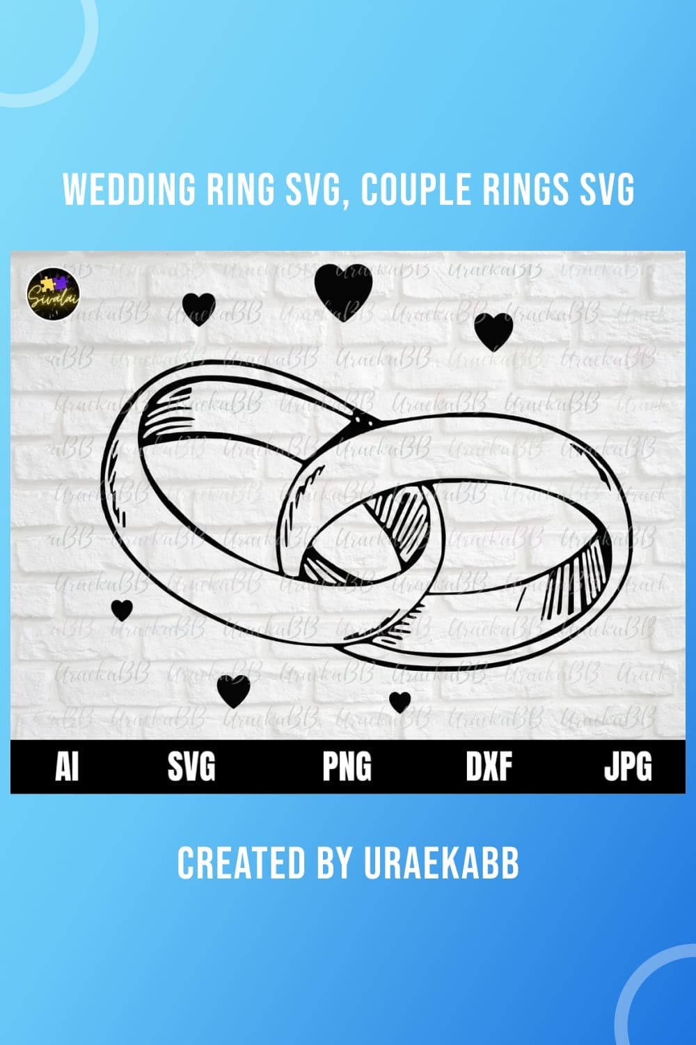 wedding ring svg couple rings svg pinterest