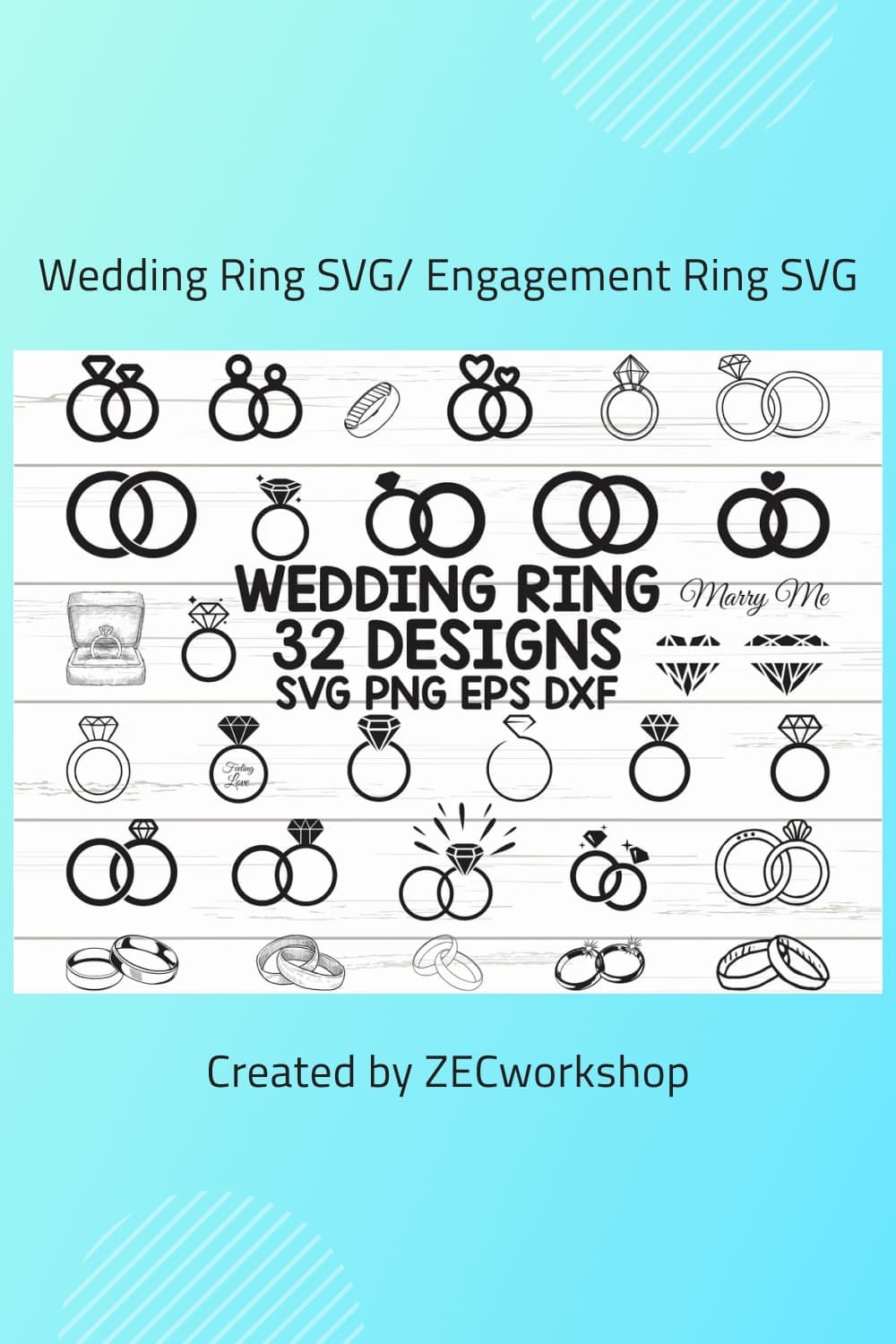 Engagement Ring SVG.