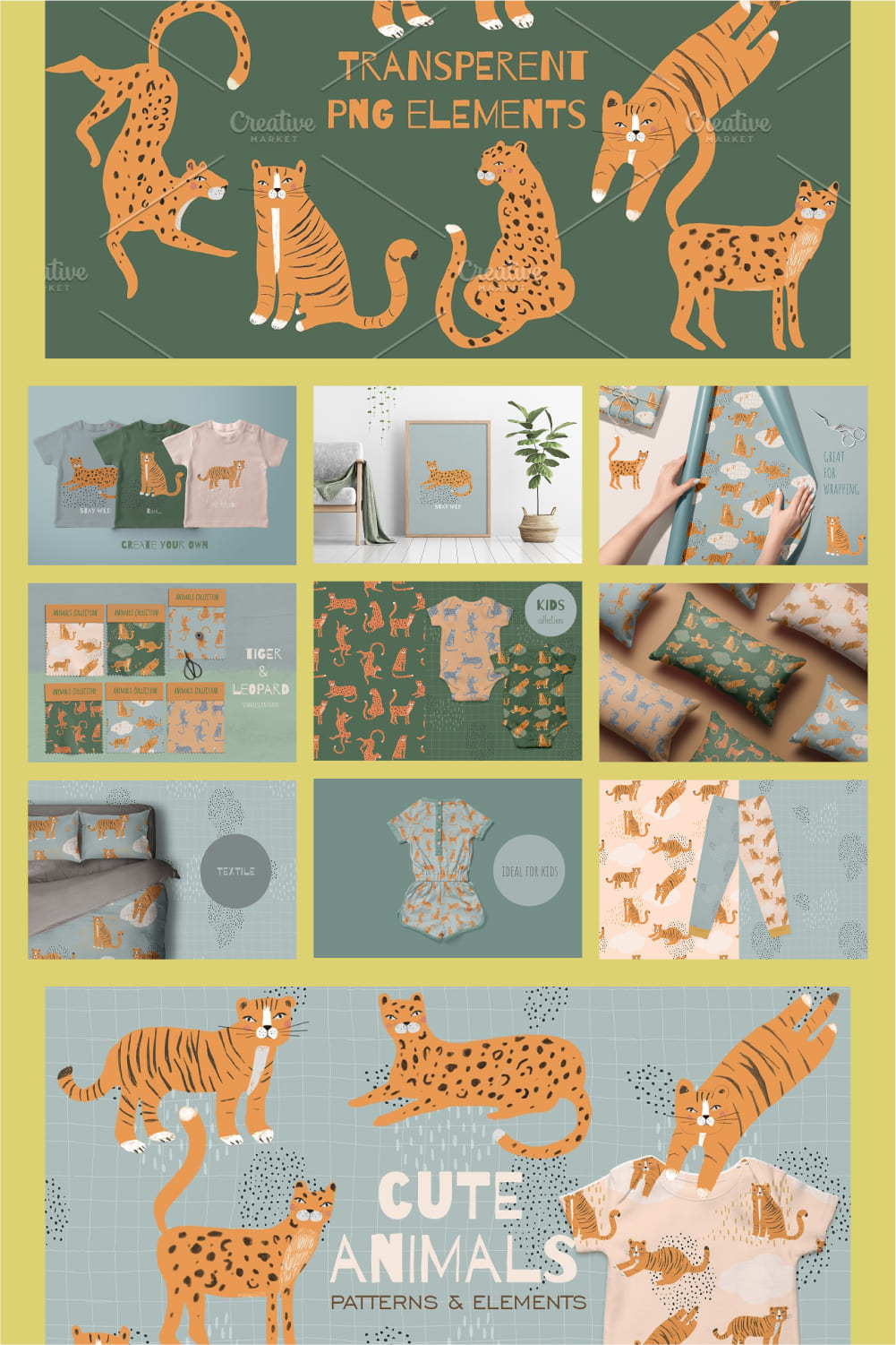 Wild Animals Patterns.