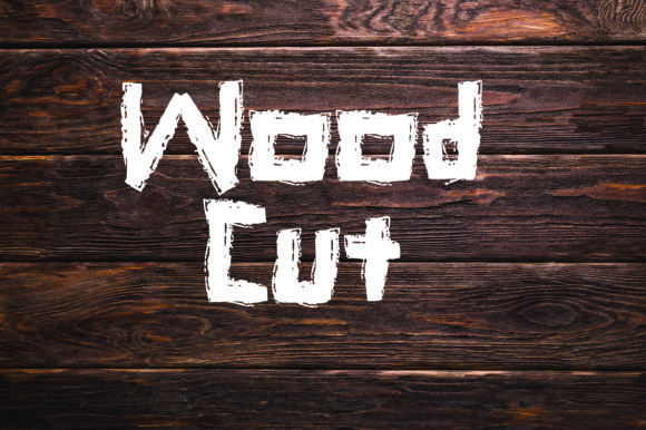 wood cut by graphicsbam fonts 580x386 1