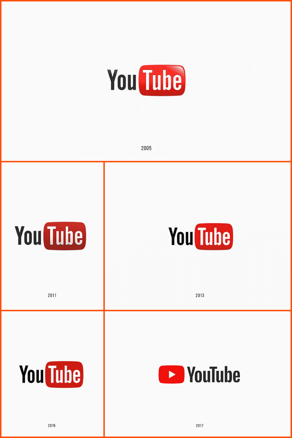 YouTube Logo Design – History, Meaning, and Evolution - Pinterest.