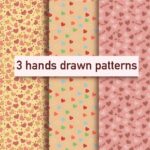 3 Hands Drawn Patterns