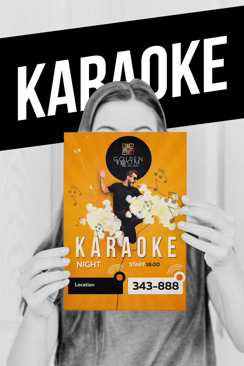 Flyer "Karaoke Night" PSD