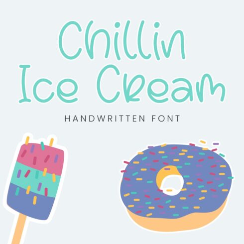 Chillin Ice Cream Free Font.