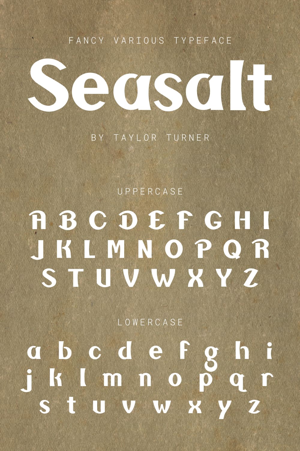 Free Seasalt Font.