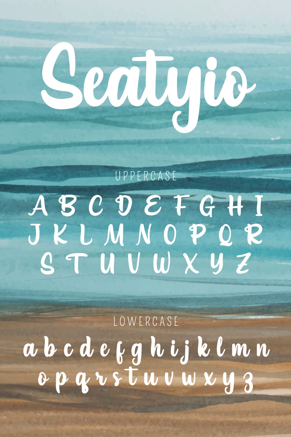 Free Seatyio Font.