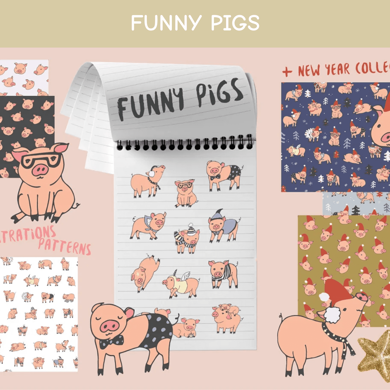 Funny Pigs.