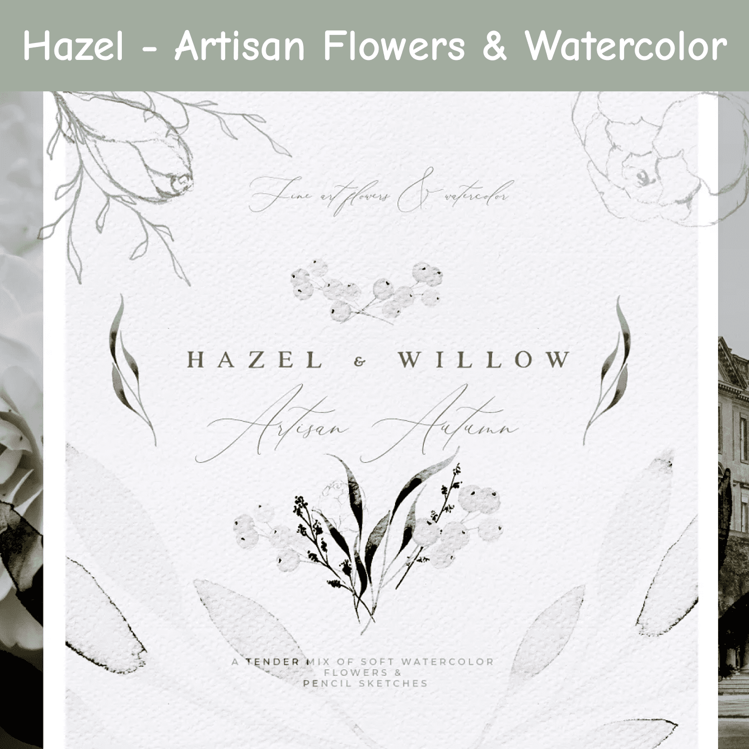 Hazel - Artisan Flowers & Watercolor cover.