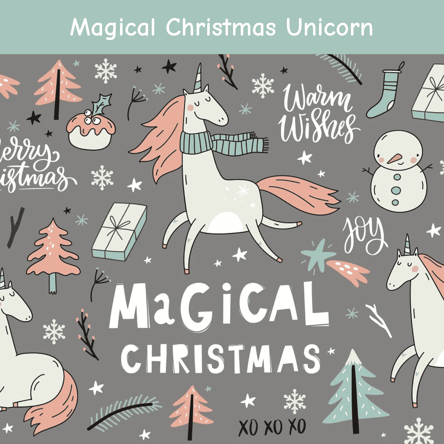 Magical Christmas Unicorn cover.