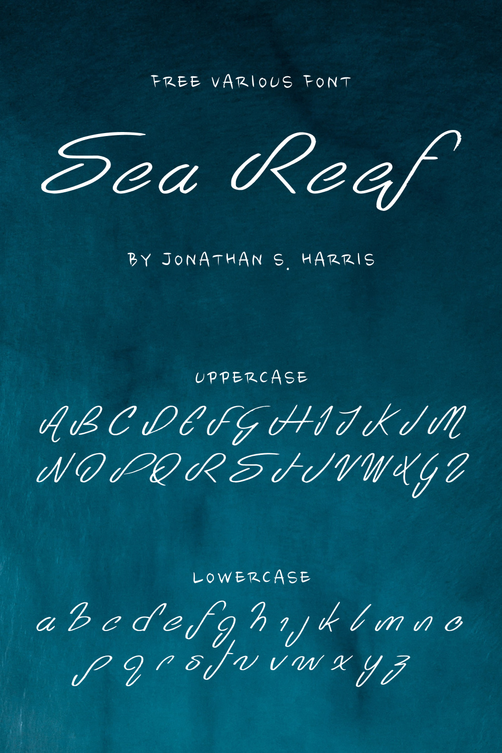 Sea Reef  Free Font.