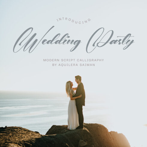 Wedding Party Free Font main cover.