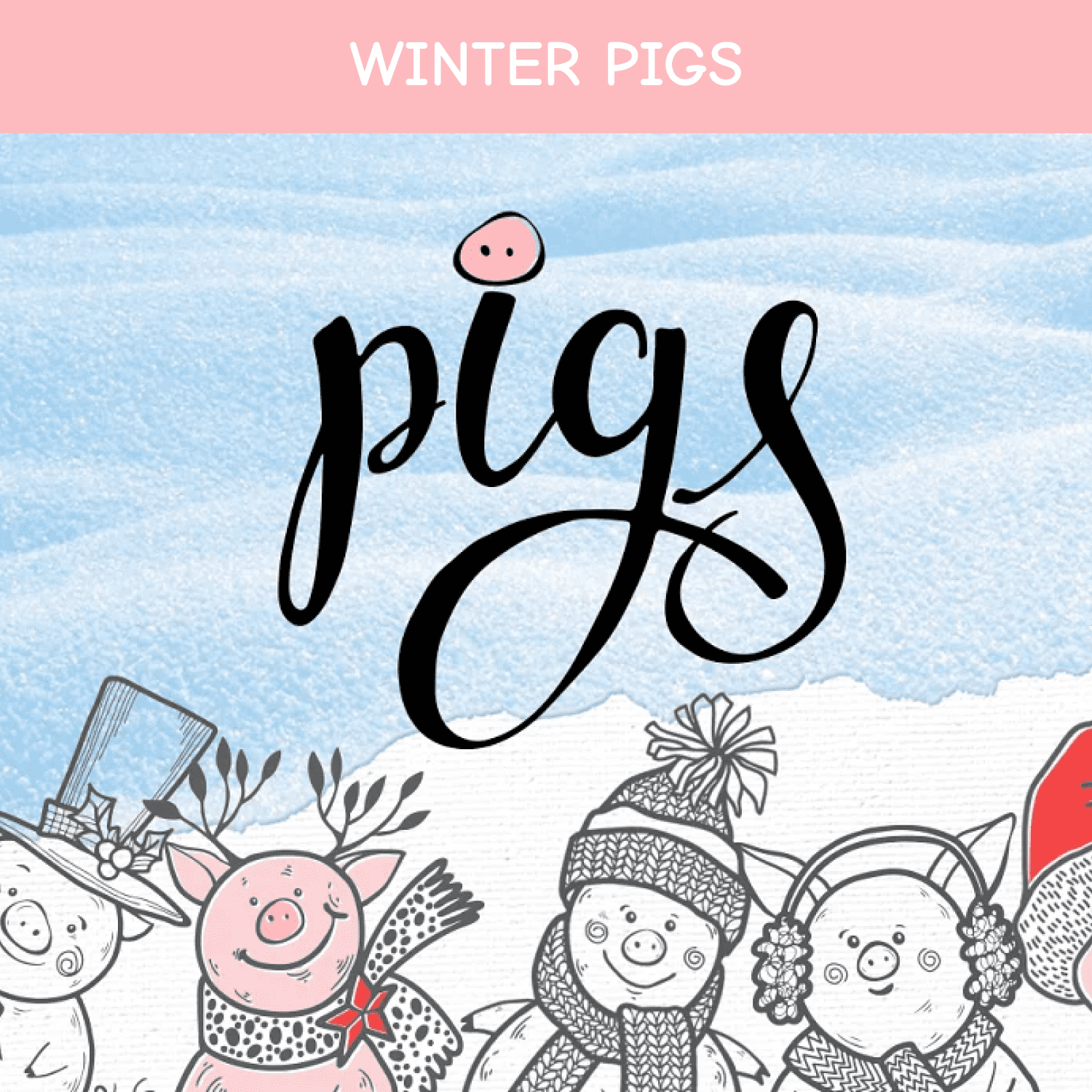 Winter pigs.