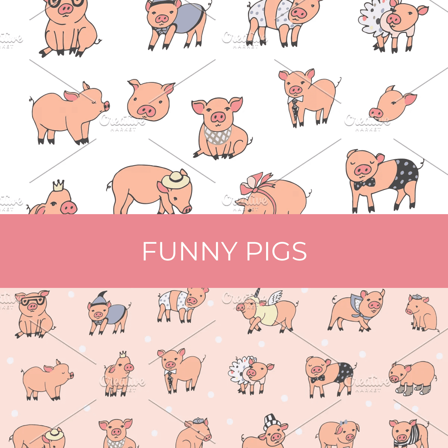Funny Pigs cover.