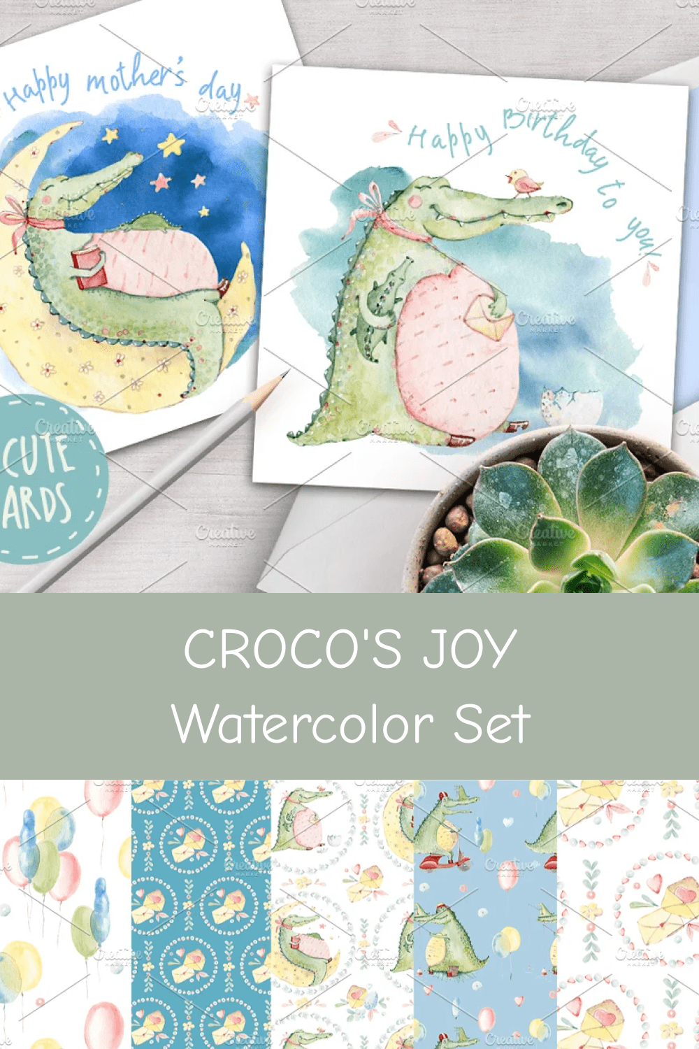 CROCO'S Joy Watercolor Set.