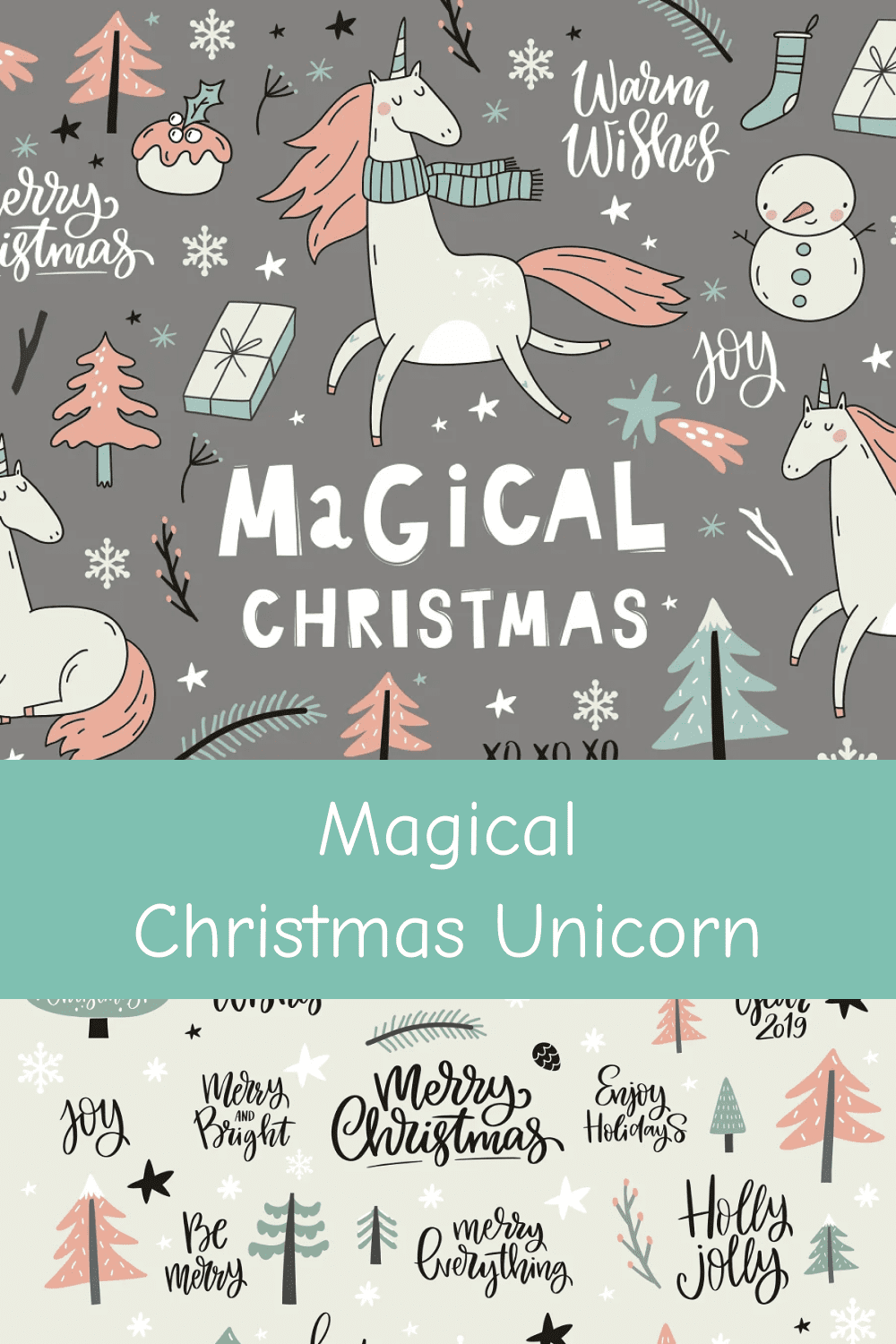 Magical Christmas Unicorn.