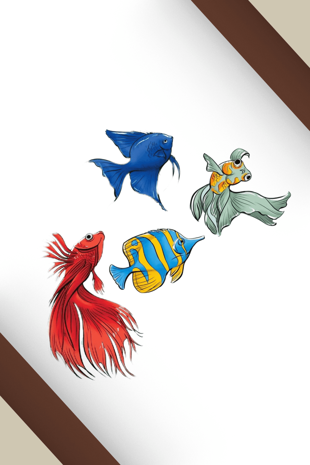 Colorful Fish Clip Art.
