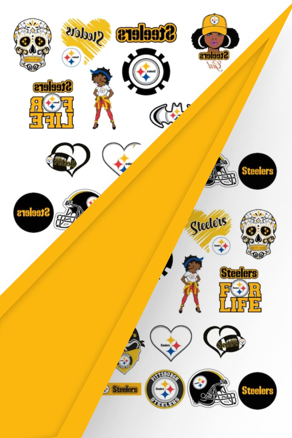 Steelers Logo Bundle SVG.