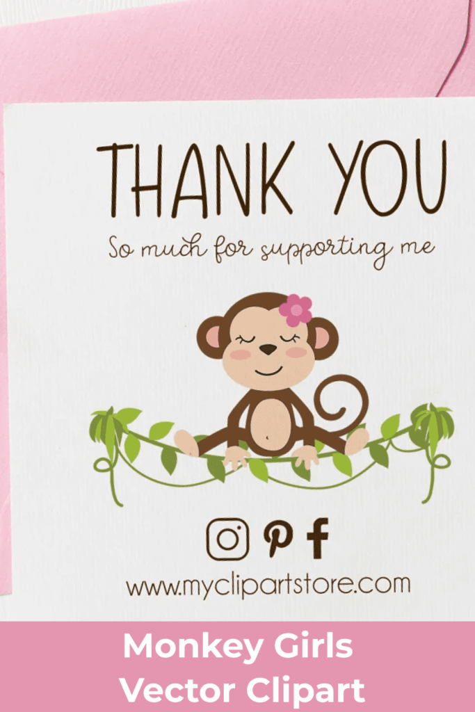 Monkey Girls - Vector Clipart – MasterBundles