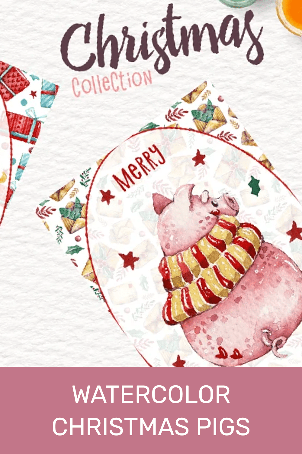 06 watercolor christmas pigs 1000x1500 1