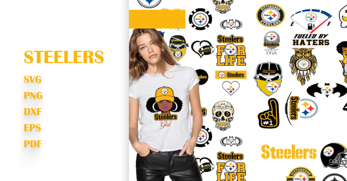 Pittsburgh Steelers - Fueled By Hater Pittsburgh Steelers SVG PNG