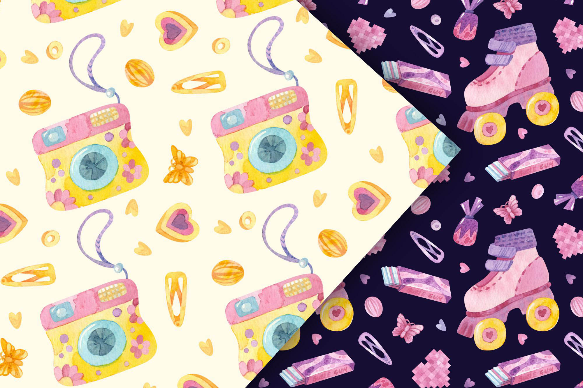 90s patterns collection.