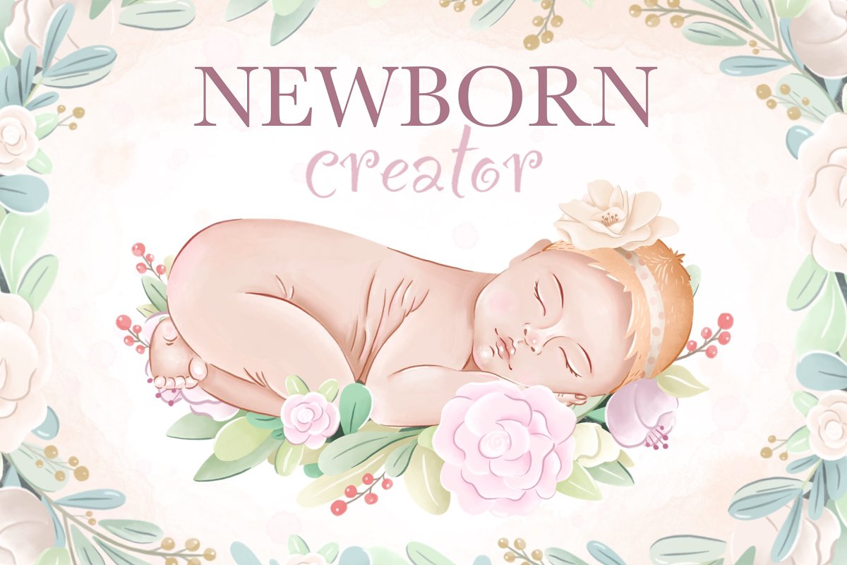 The main image preview of Newborn Creator.