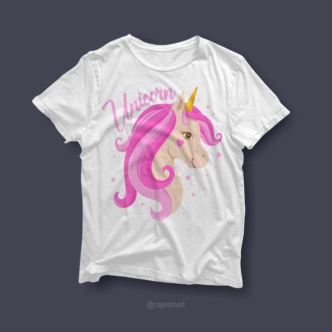 Cute Unicorn T-shirt Bundle