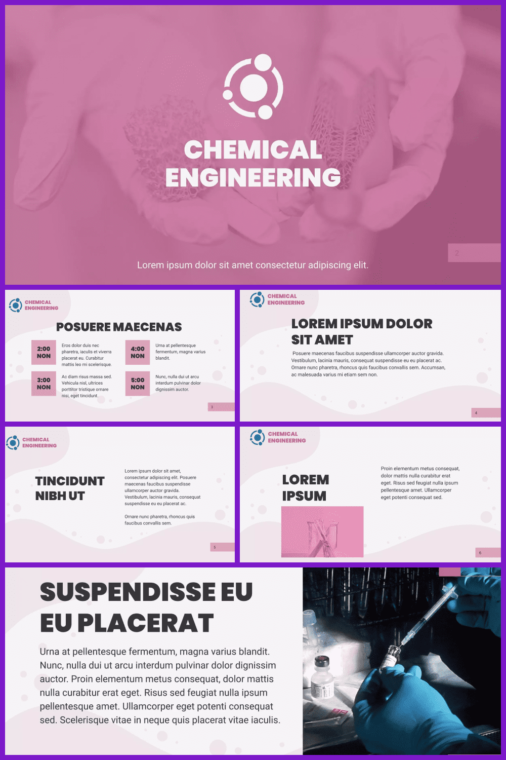 Chemical Engineering PowerPoint Template.