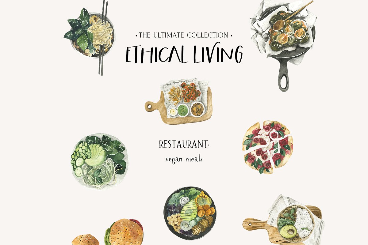 Use this collection for restaurant with vegan meals.