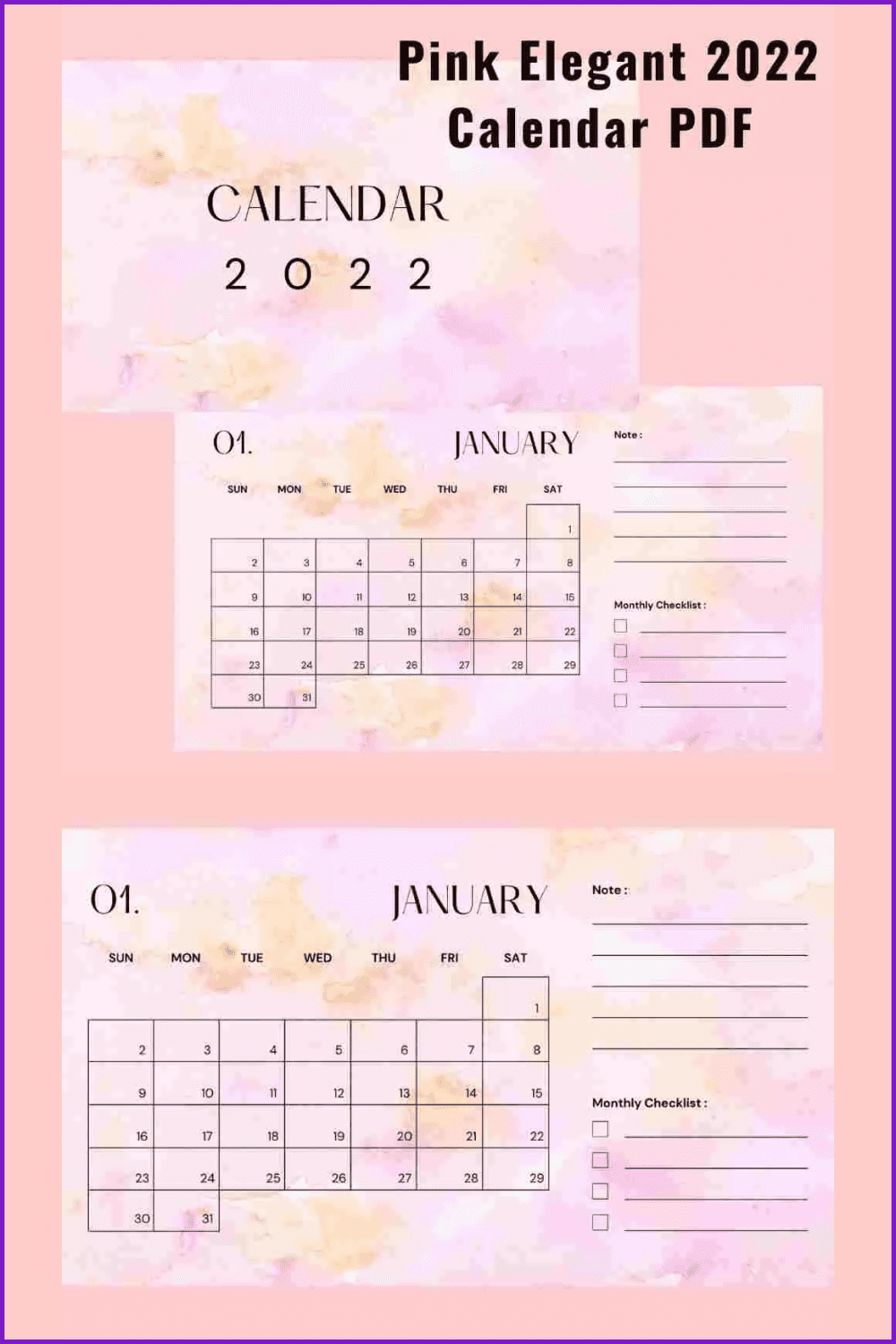 40 cool april 2022 calendars