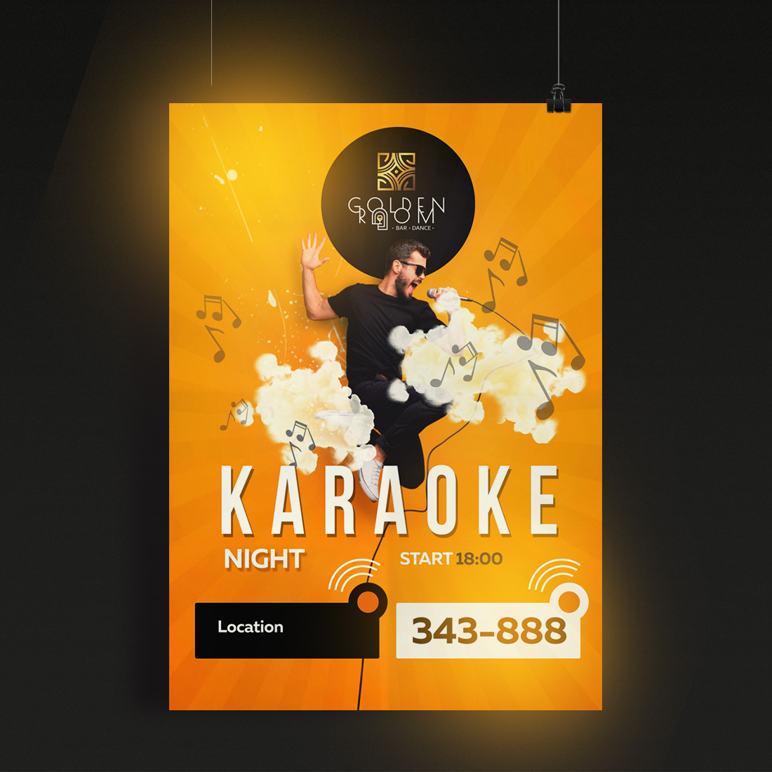 Flyer "Karaoke Night" PSD