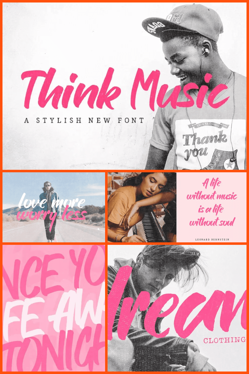 Free Sexy Script Font: Think Music.