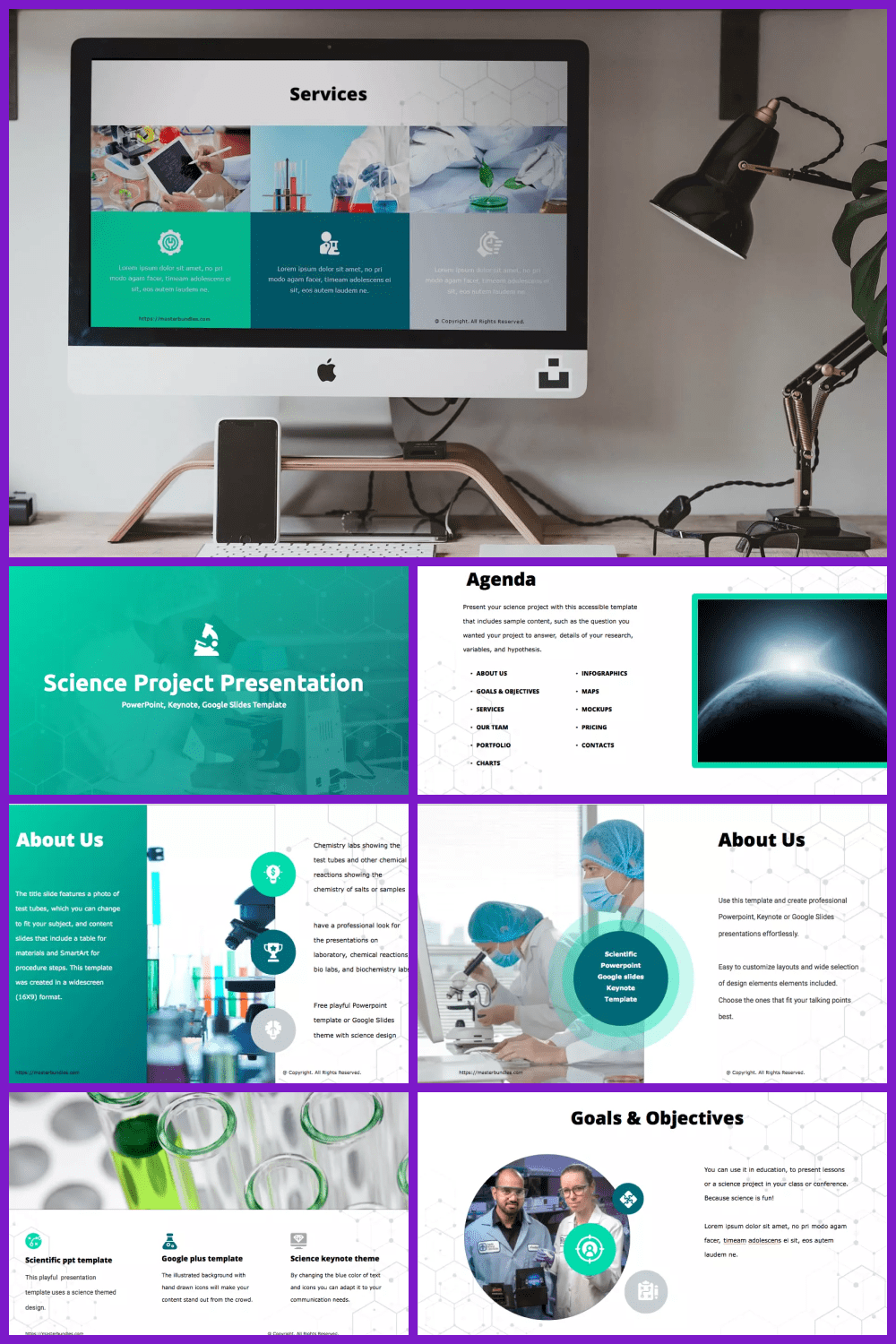 Best Science PPT Template 2021. 50 Scientific PowerPoint Slides And Google Slides & Keynote.