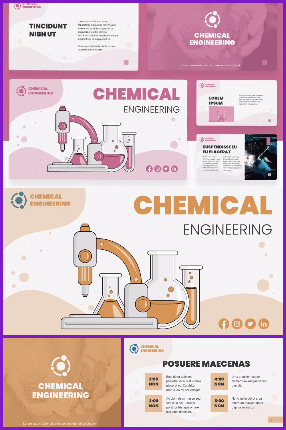 Chemical Engineering Presentation Template.