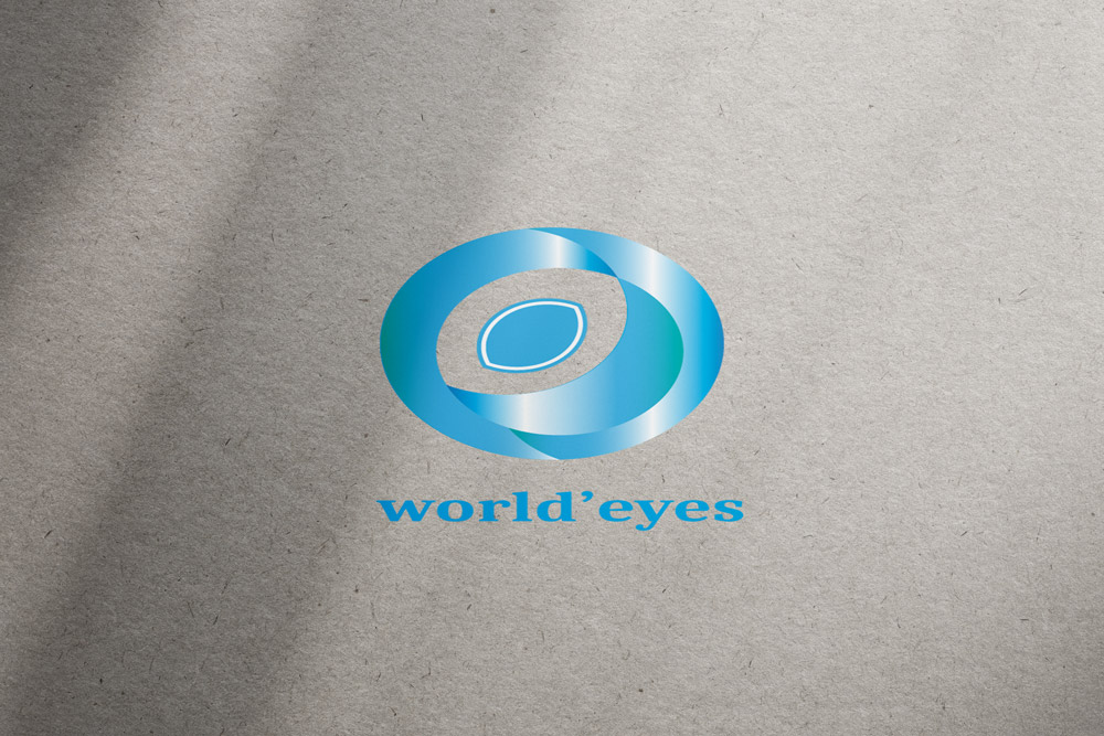 World Eyes Logo Template.