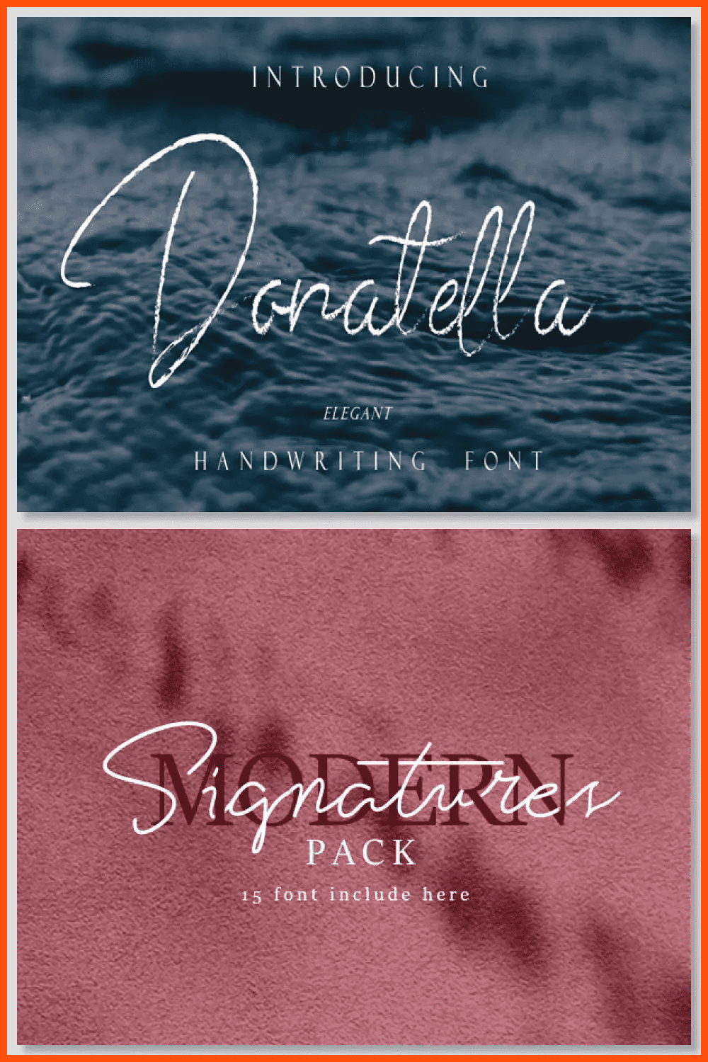 Modern Signature Fonts Bundle.