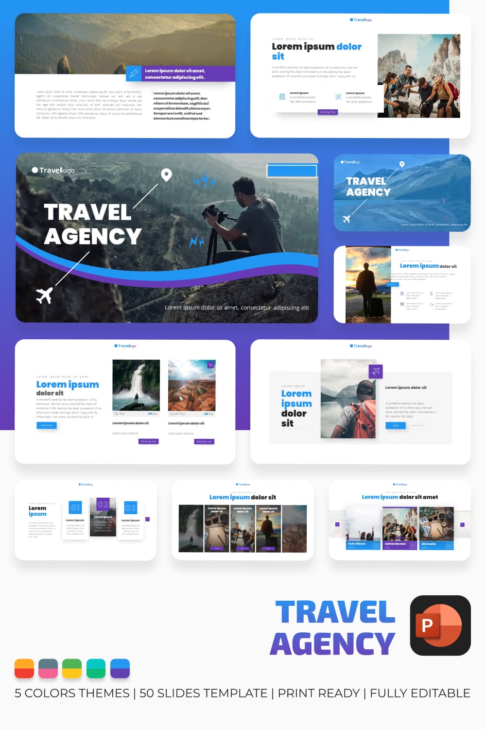 Travel Agency PowerPoint Template.