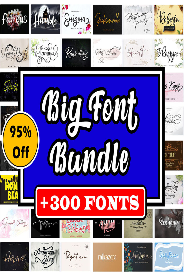 300 Font Bundle | Calligraphy, Wedding, Handwritten fonts, embroidery ...