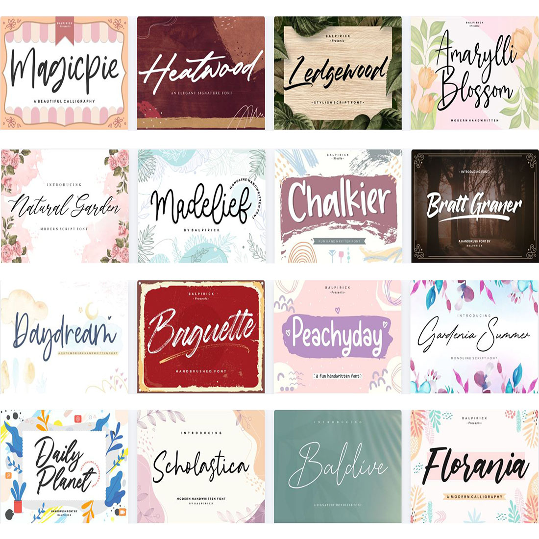 300 Font Bundle | Calligraphy, Wedding, Handwritten fonts, embroidery font, script font, Fonts for cricut, digital font, font download