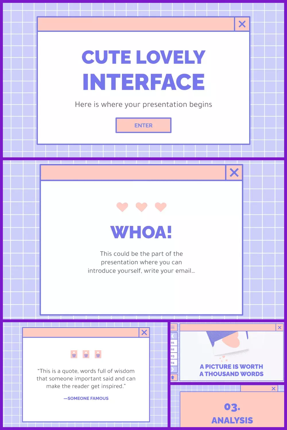 Cute Lovely Interface.