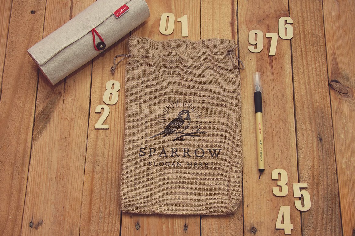 Sparrow Logo Template.