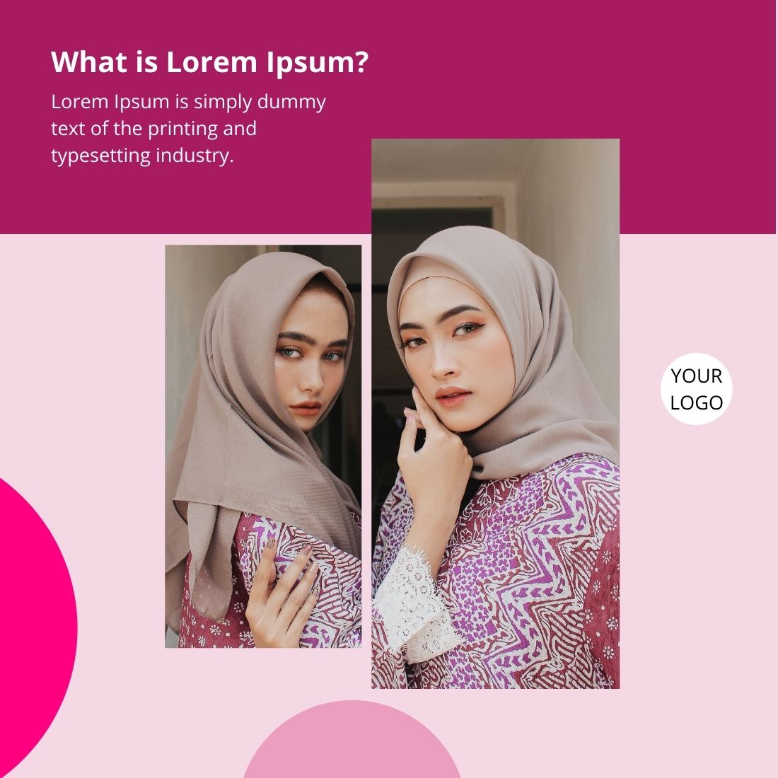 Pink Instagram Feed Canva Templates