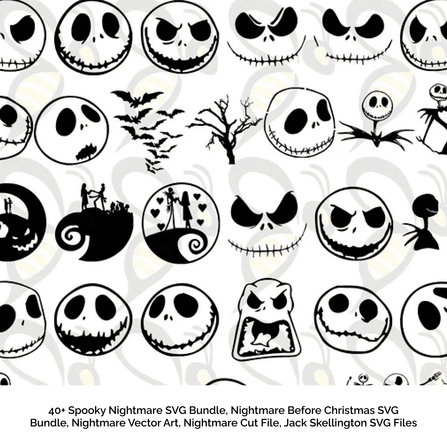 Spooky Nightmare SVG Bundle.