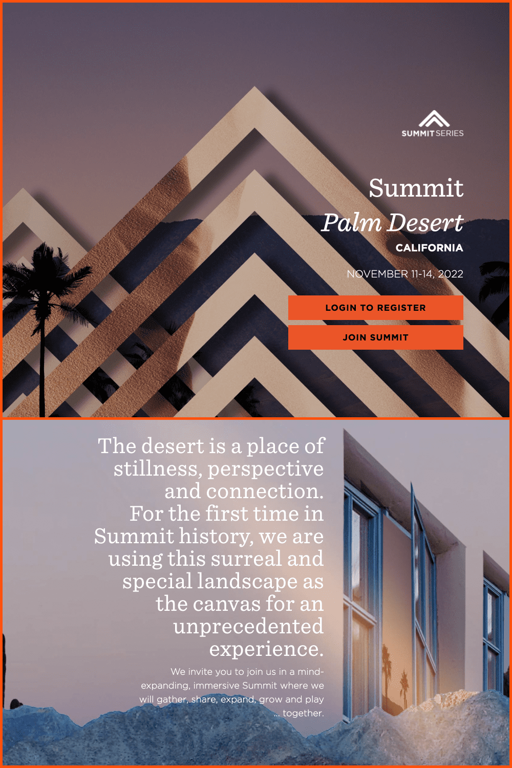 Summit Palm Desert Banner.