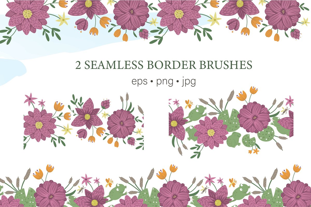 Use this bundle for prints, banners, invitations, stationery, clothes, fabrics and so much more.
